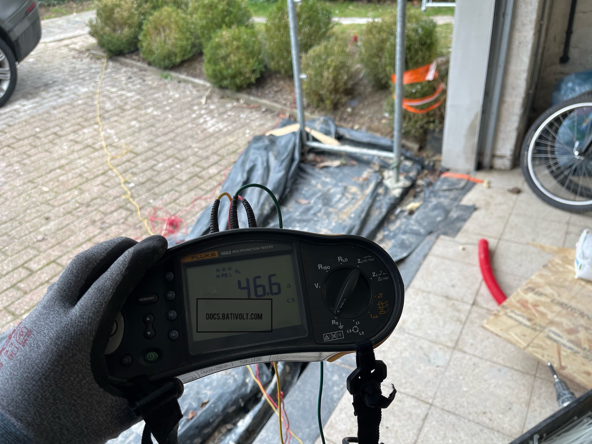 Résultat Non Conforme - 46,6 ohms